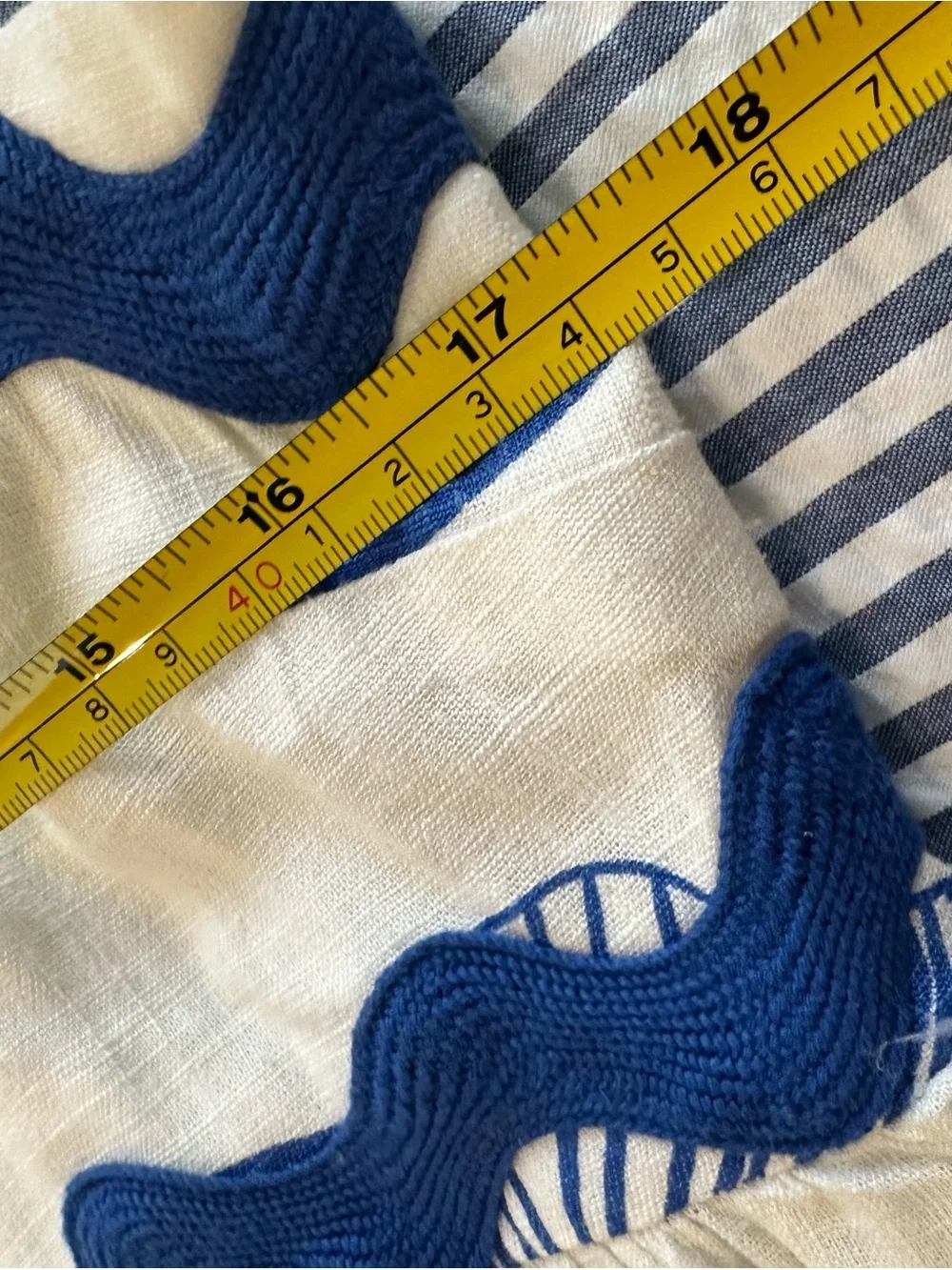 Blue and White Coastal Sundress - XL - Summer Style - Picture 4 of 12